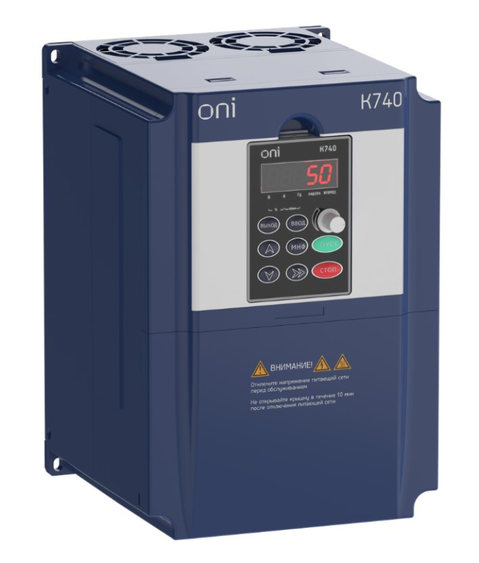 ONI K740-33-0075GTM 3Ф 0,75кВт 380В 2,3А встроенный тормоз энкодер