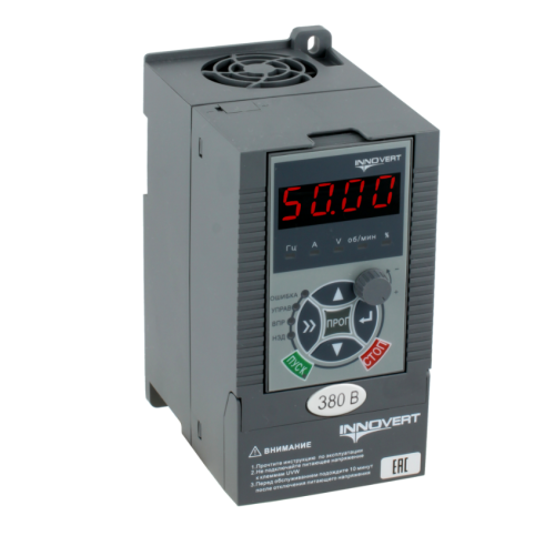 Преобразователь частоты INNOVERT PUMP IHD751P43T, 0,75кВт, 380В, 2,5А